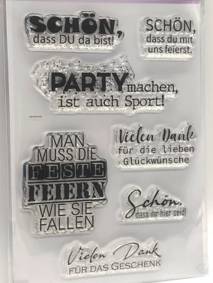 2023 neue Deutsch Klare Stempel DIY CcrapbookingCard, Der A7235