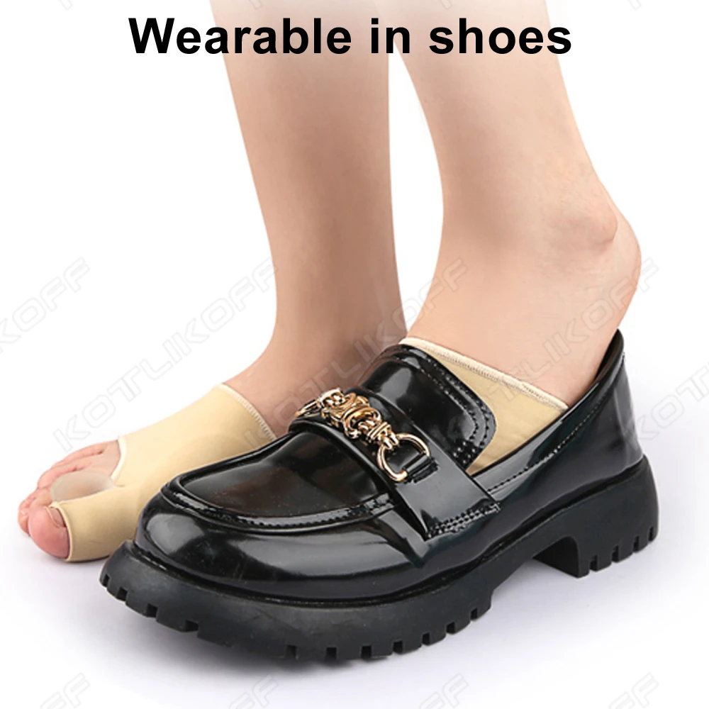 KOTLIKOFF Bunion Corrector Toe Separator Big Toe Straightener Hallux Valgus Orthotic Protective Sleeve Sock Feet Care Tool
