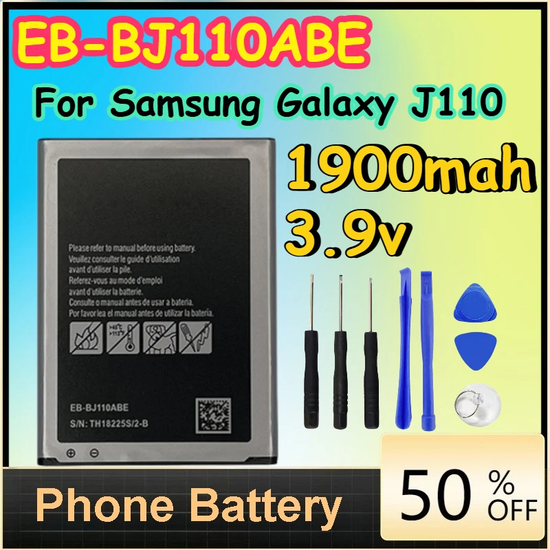 

EB-BJ110ABE 1900mah 3.9v High-Quality Battery for Samsung Galaxy J110 Phone Battery in Stock+ Free Tools