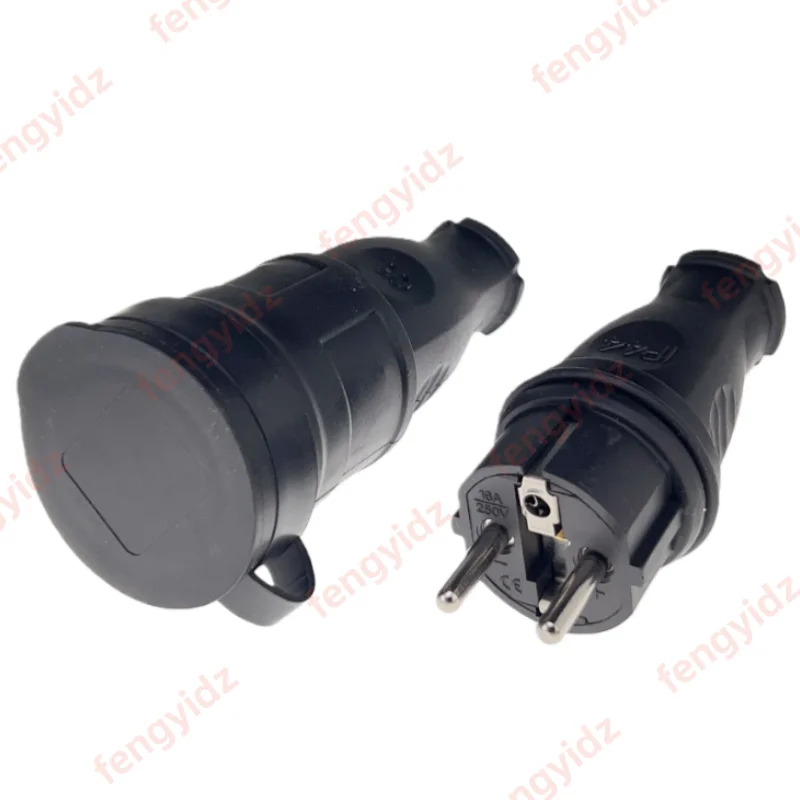 1PCS France Waterproof Female Male Connector 16A Electrical Plug Socket CE Aprroval Industrial Power Outdoor Socket