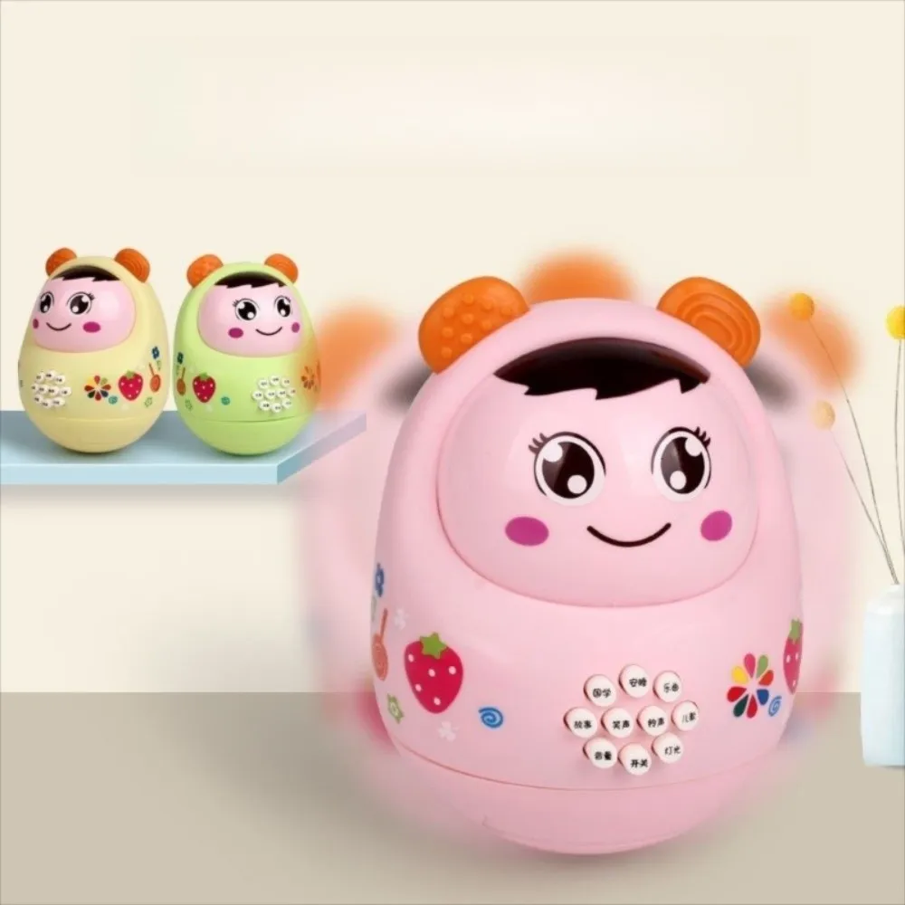 آلة التعليم المبكر كاواي رولي بولي لعبة موسيقية بلاستيكية للأطفال بهلوان زخرفة آلة قصة كرتونية وقت لعب للأطفال الصغار #2