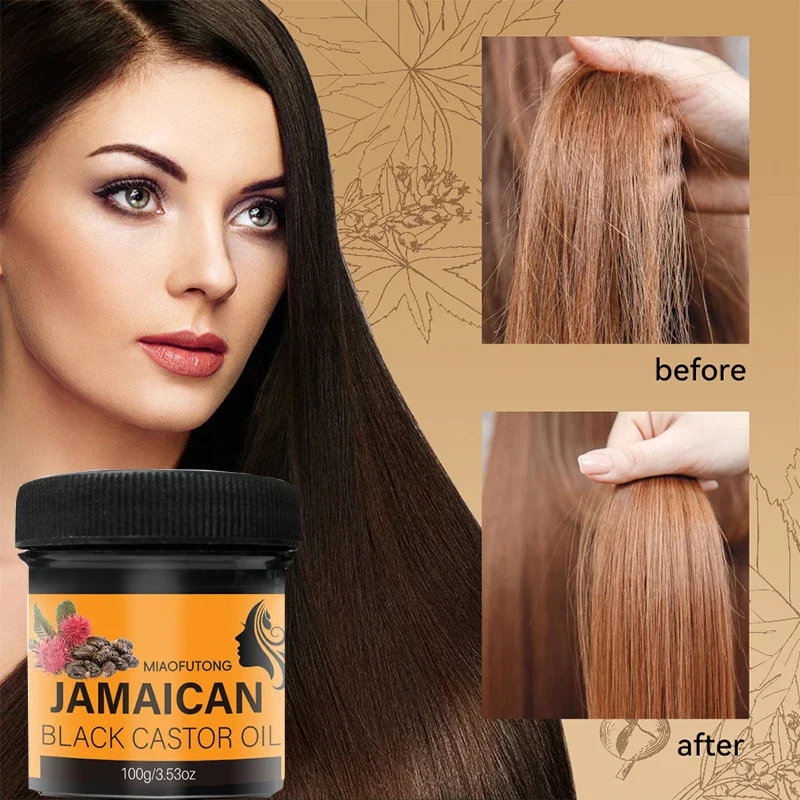 

Jamaican Black Castor Oil Conditioner Moisturizes Smooth Long-lasting Moisturizing Improves Dryness Enhances Shine Haircare