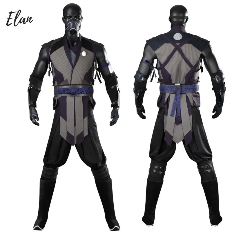 

FC6New Arrival Black Smoke Cosplay Costume Female Kombat Suit Outfit Mortal Costumes Full Set and Individual Items Are Sold@FC8！