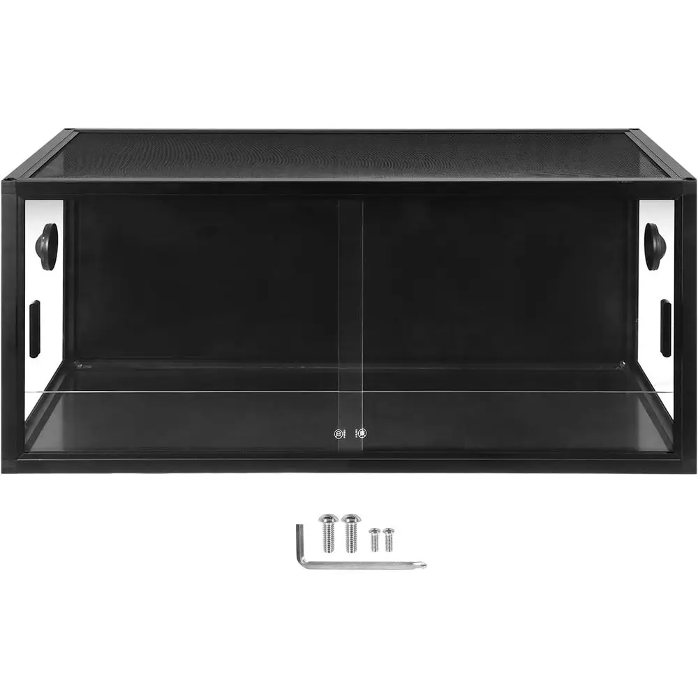 

Легкий, вентилируемый, разборный террариум для рептилий: простой в уходе и экологичный