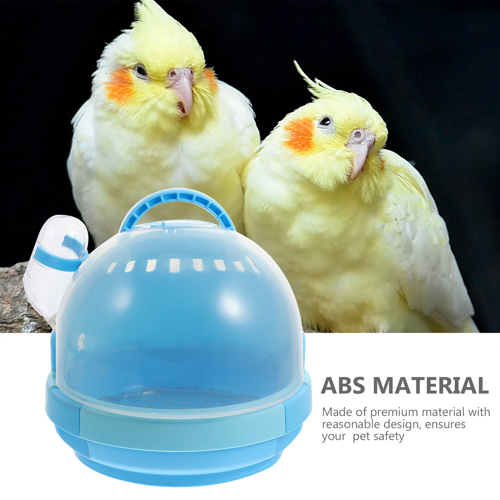 

Small Animals Handheld Cage Cages Carrying Zinc Alloy Parrot Carrier