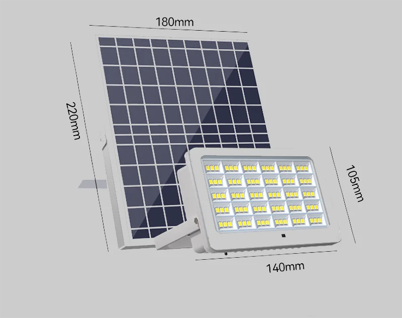 300W Outdoor Solar LED Street Light | Dusk Dawn Safety Floodlight Parking Lot Sports Field Basketball Court Solar Garden Lights