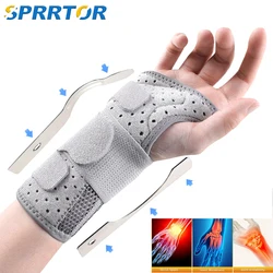 1Pcs Carpal Tunnel Wrist Brace (Left or Right) - Hand Support Splint - for Men,Women,Kids,Bowling,Tendonitis,Arthritis,Sports