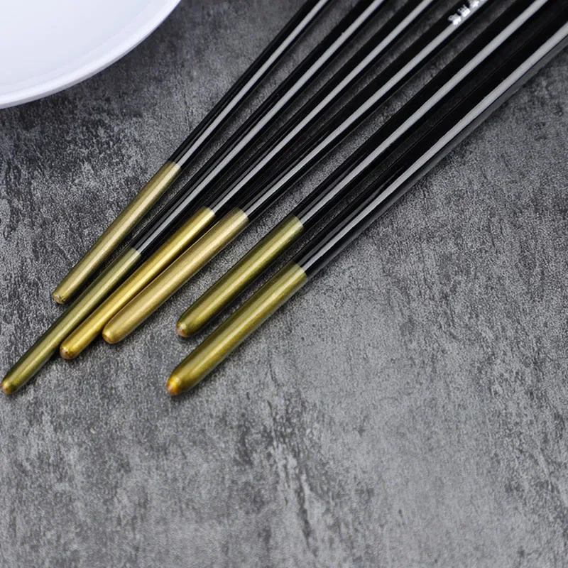 two-tone Nylon hair oil painting brush Line drawing pen 6 Pcs watercolor gouache Steel Pipe long Wooden rod Pen set art supplies