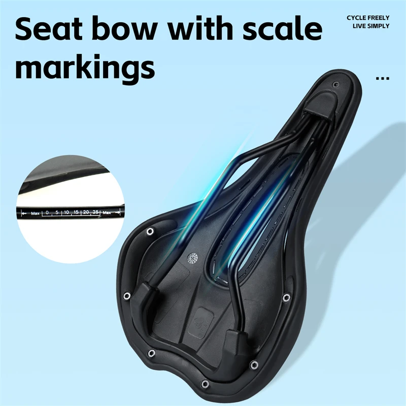 سرج دراجة WEST BIKING MTB Mountain Road مقعد دراجة مجوف مريح لركوب الدراجات وسادة ممارسة سرج الدراجة للرجال والنساء #4