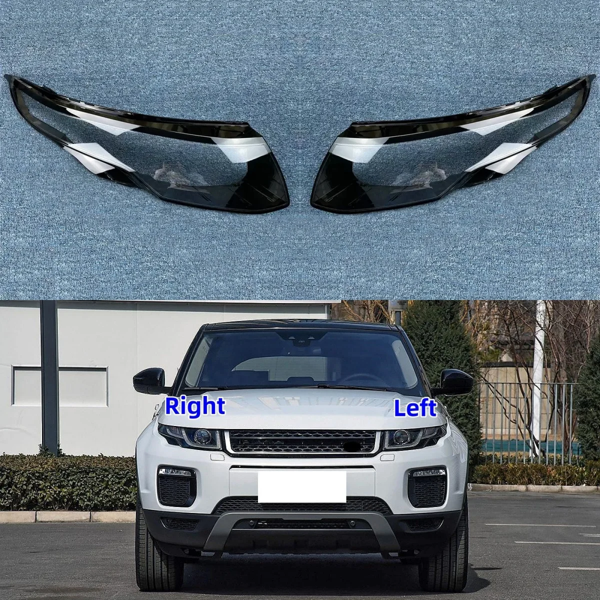 For Land Rover Range Rover Evoque 2012 2013 2014 2015 2016 2017 2018 Articles Cars Headlight Lens Replace The Original Lampshade