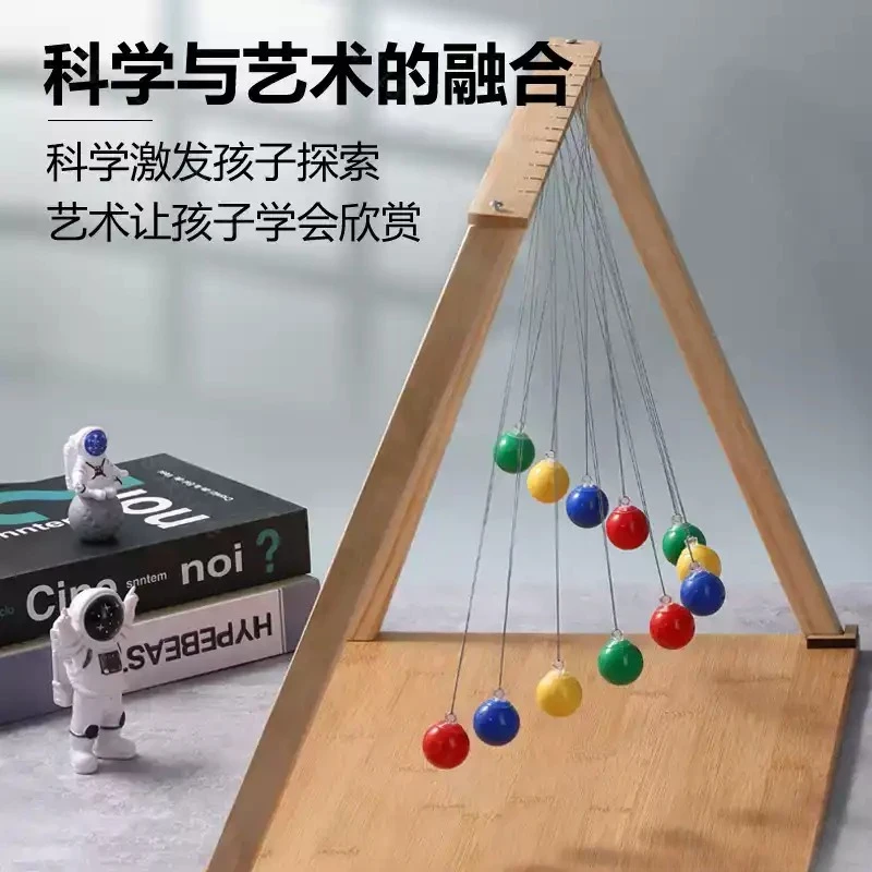 For Snake Pendulum Wave Experiment Newton Pendulum Teaching Tool 12 Balls Physics Science Educational Toy Gift for Kids view 4