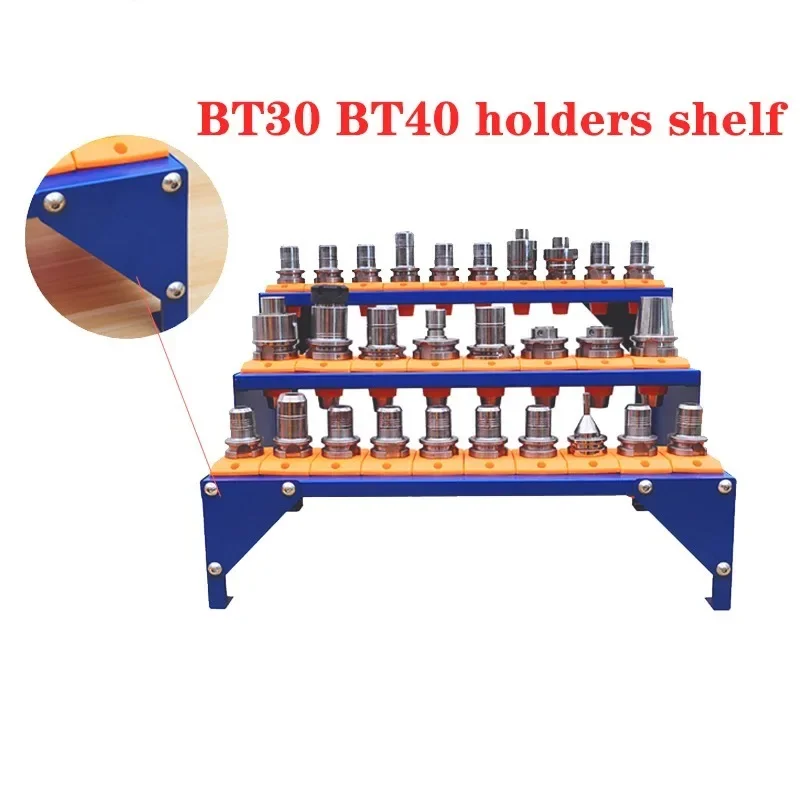 Imagem -02 - Armazenamento Rack Escada tipo Ferramenta Prateleira Collet Holder Cnc Machen Centro Bt30 Bt40 nc