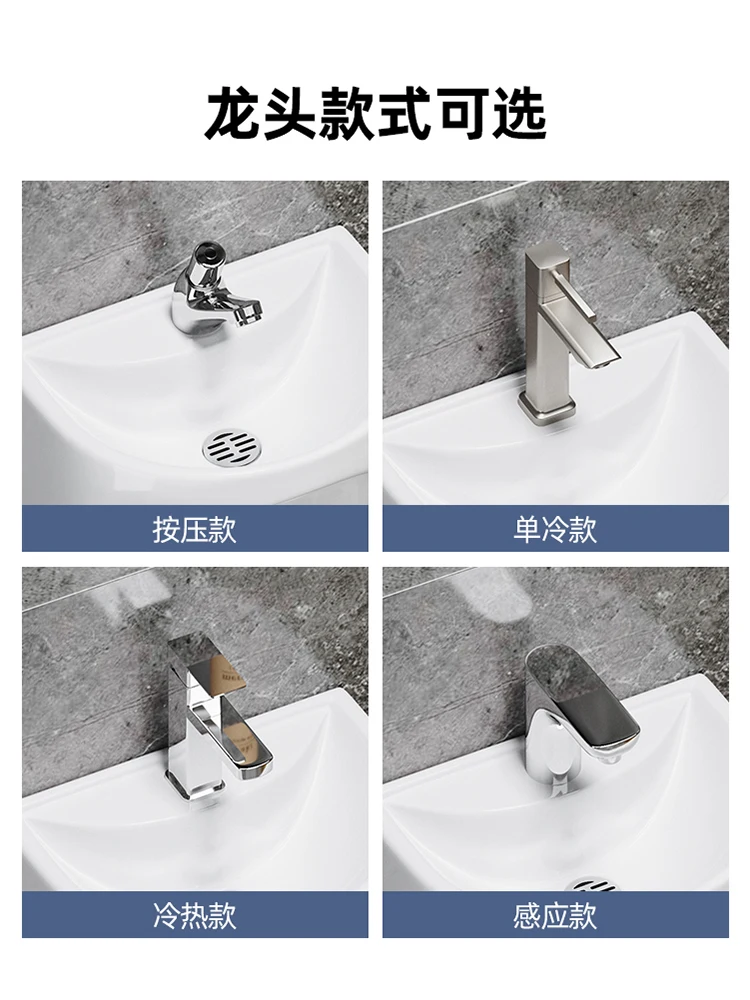 

With Wash Basin Sensor Urinal with Faucet Energy-Saving Urinal Household Men's Raw Wall-Mounted Urinal