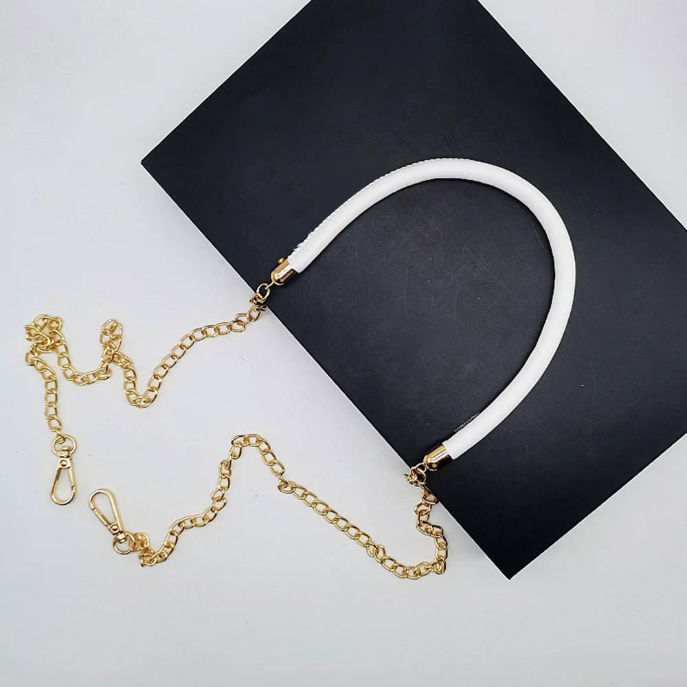 Ремешок через плечо из ПУ кожи для снижения давления, простой однотонный Сменный ремень на ремне, цепочка для сумки