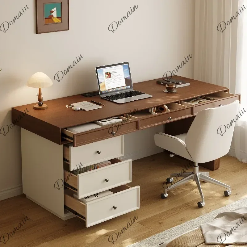 Xz Conference Luxury Computer Desks Rectangular Wooden Executive Study Office Desks Organizer Reading Mesa Computador Furniture