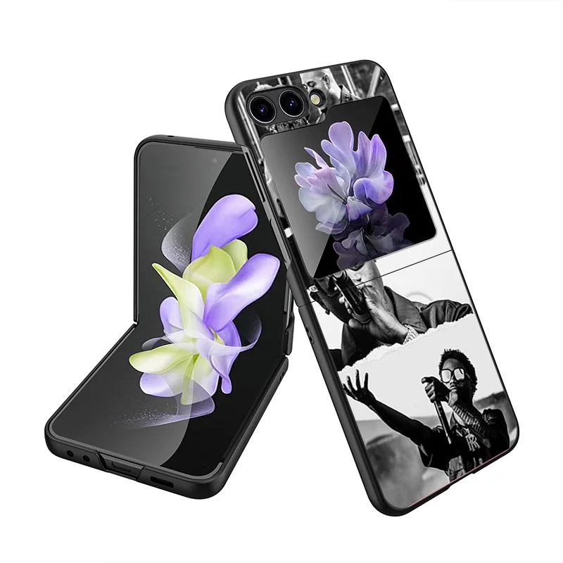 Black Matte Anti-Drop Phone Case For Samsung ZFlip6 5G ZFlip5 ZFlip4 ZFlip3 Hard Galaxy Z Flip 3 4 5 6 Roddy Ricch Cover