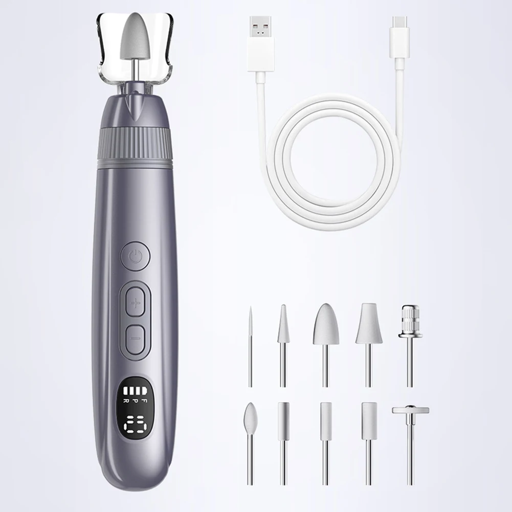 Nail Drill Machine Set,Electric Nail Sander Gel Polish Remover Tools,For Acrylic Nails 10 Speed Electric Nail Drills Kit