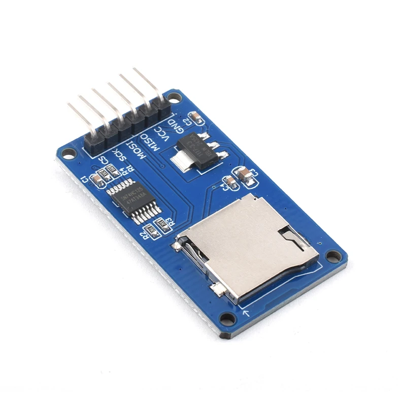 Модуль карты Micro SD/карта Mini TF для чтения и записи/интерфейс SPI/источник питания с преобразованием уровня