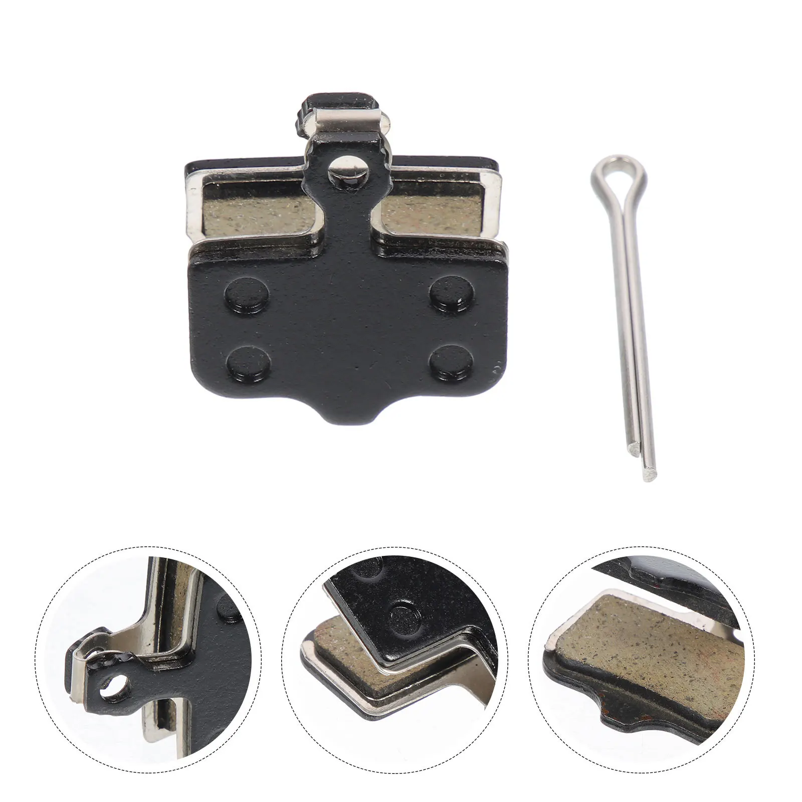 

Disc Pads For Bike High Performance Replacement Half-Plate Cycling Brake Blocks Durable Silent Lightweight Mountain Road