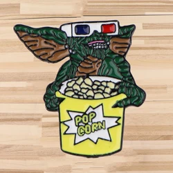 Movie Monster Retro Enamel Pins Cartoon Creative Brooches Funny Metal Lapel Badges for Backpack Jewelry Clothes Accessories