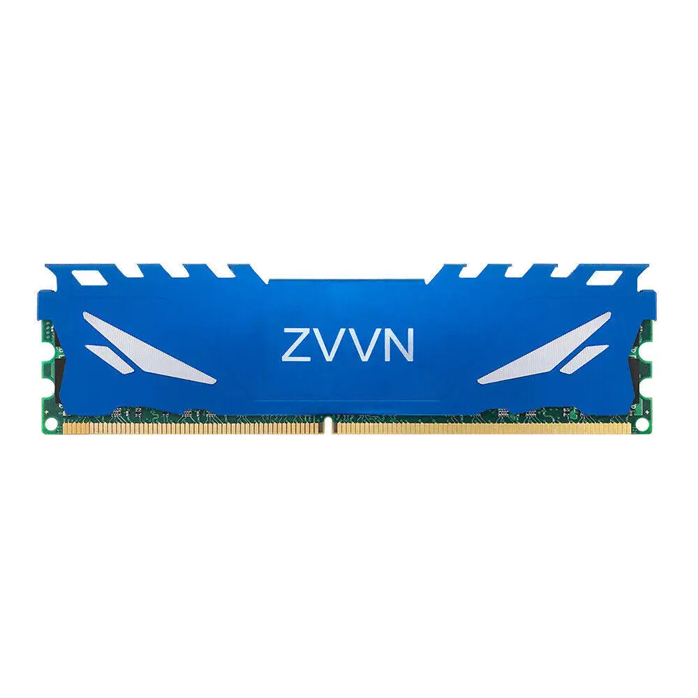 ZVVN 4GB DDR2 667MHz PC2-5300U CL5 240Pin Intel DIMM Desktop PC Memória RAM Azul