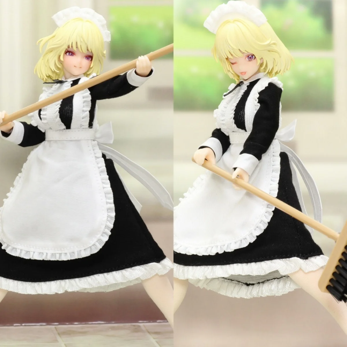 【衣類のみ】手作り1-12ロングスタイルメイドセット6インチshfフィグマ用カタツムリの殻azone12女神デバイスアクションフィギュアボディ