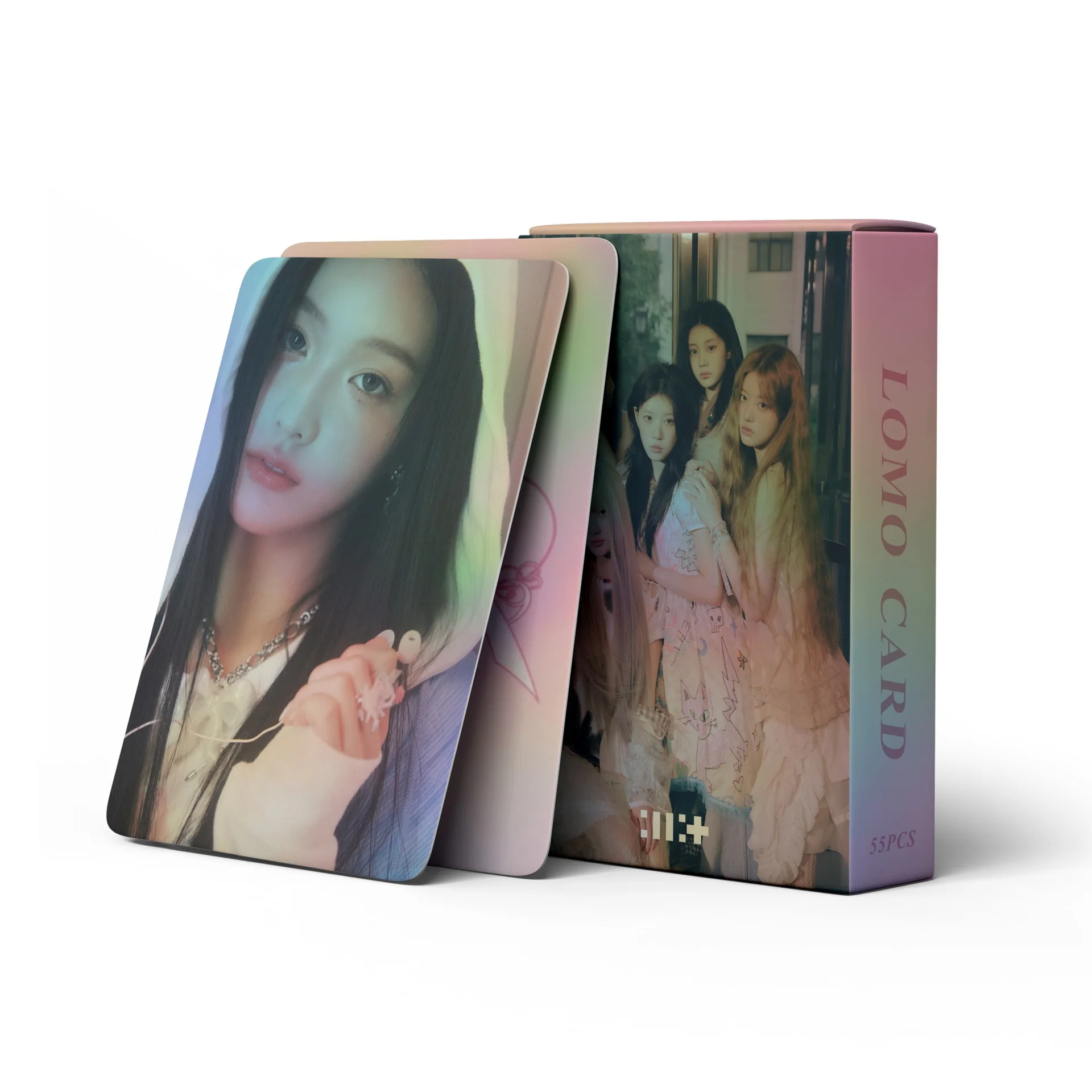 ILLIT 55 قطعة من البطاقات المجسمة I'll I'll Like You LOMO مجموعة بطاقات الصور المحدودة KPOP المقتنيات شحن سريع ILLIT #3