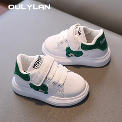 Children's Fashion Sneakers New Kids White Non-slip Casual Shoes Boys Girls Breathable Sneakers Toddler Outdoor Sports Shoes