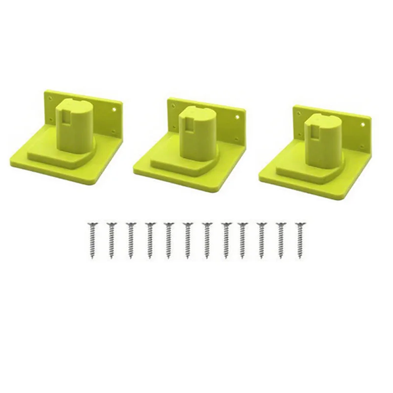 ABS Plastic Holder Power Tool Mount Easy Transport Effortless Setup For Wall Installation Multi-piece Tool Holder Set