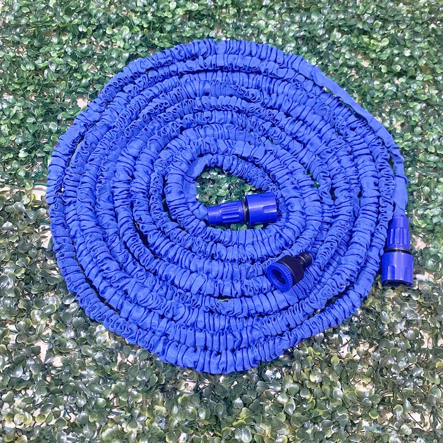 Home Garden Watering Hose Black Expandable Magic Hose High-Pressure Car Wash Clean Water Gun Gardening Supplies 25FT-200FT