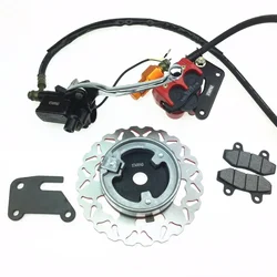 For Electric Vehicle Disc Brake Parts 110 Drum Brake To Change Disc Brake 10MM Shaft ABS Double Piston