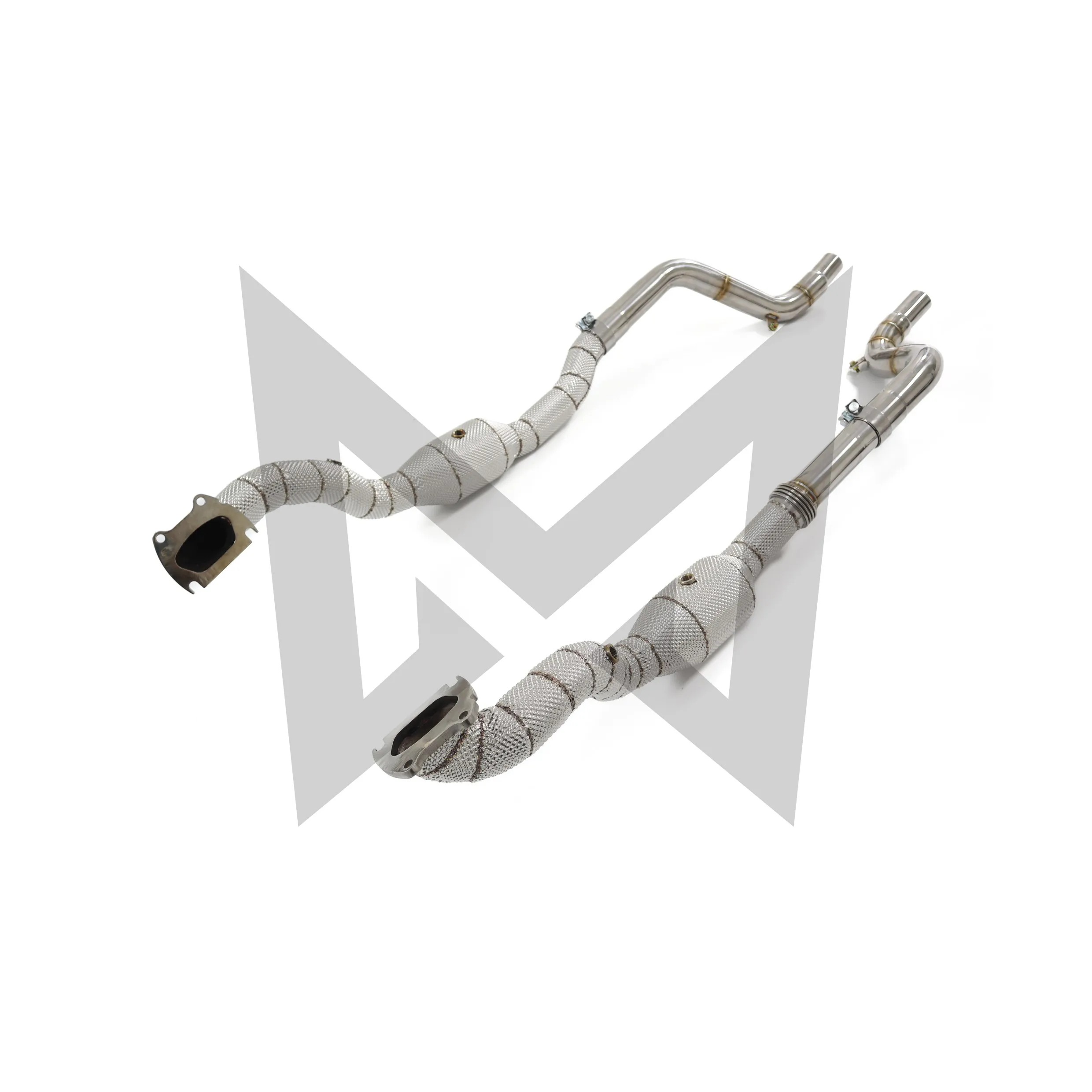 نظام عادم السيارة MANX لـ DODGE CHALLENGER 3.6L أنبوب سفلي محفز بدون قطة أنبوب عادم من الفولاذ المقاوم للصدأ أنبوب عادم الأداء #2