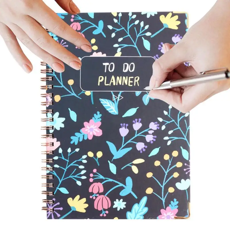 To Do List Notebook A5 Daily Planner Appointment Planner Multi-Functional Smooth Writing Task Checklist Organizer Planner