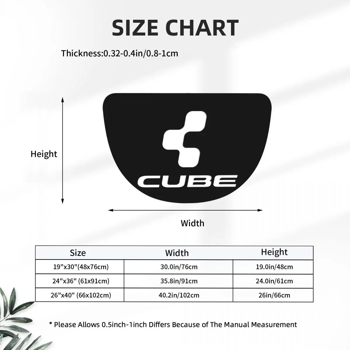 Cube Cycling Mtb Mountain Bike Soft Flannel Half Round Doormat Non Slip Bathroom Mat Absorbent Floor Carpet for Living Room