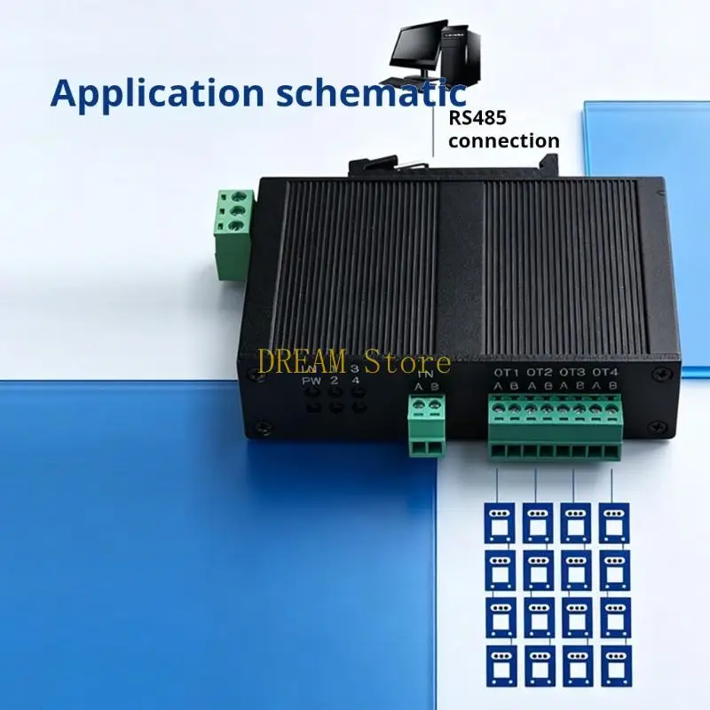 Industrial 4 Channel Isolation Bidirectional Communication RS485 Fast Speed Communication Data Transfer Accessories Best Sale