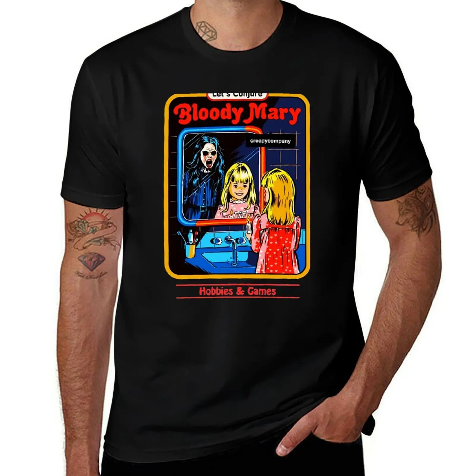 Lets Conjure Bloody Mary H o r r o r Stories Lm112 Gift Halloween Day, Thanksgiving, Christmas Day T-Shirt