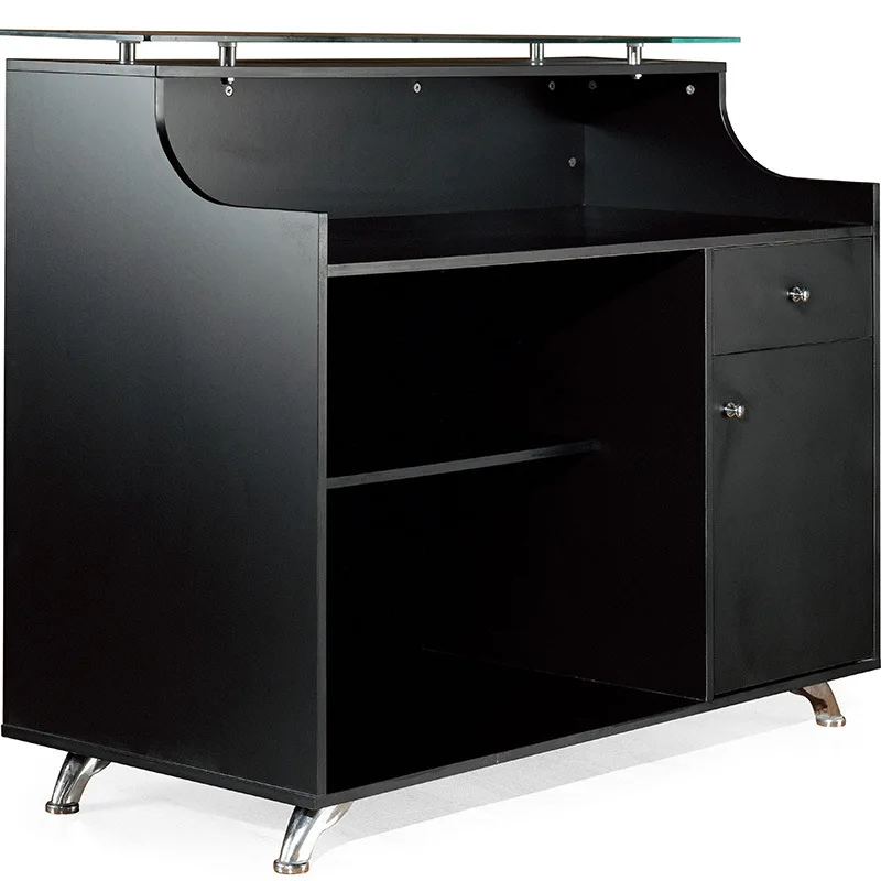 

Checkout page Storage counter Company front desk Reception desk Clothing store Beauty salon Cash register Hotel front desk