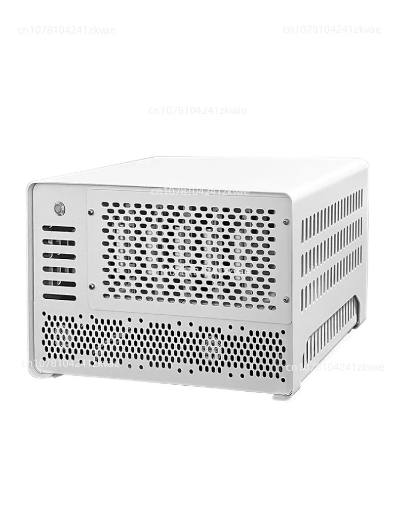 NAS Mini Computer Black Case, Small Home Hard Disk 10 Bay Server ITX Full Height PCIE