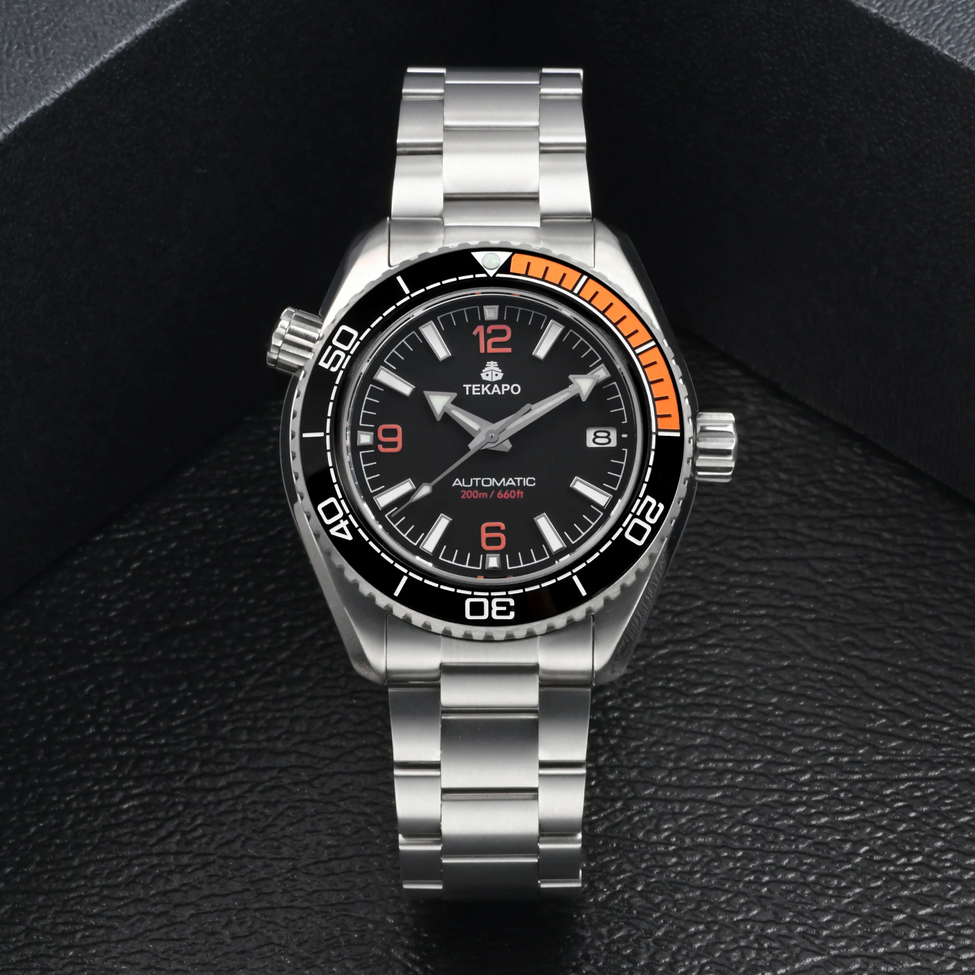 TEKAPO Brand T5 With Helium Valve Titanium Diving Watch Mechanical