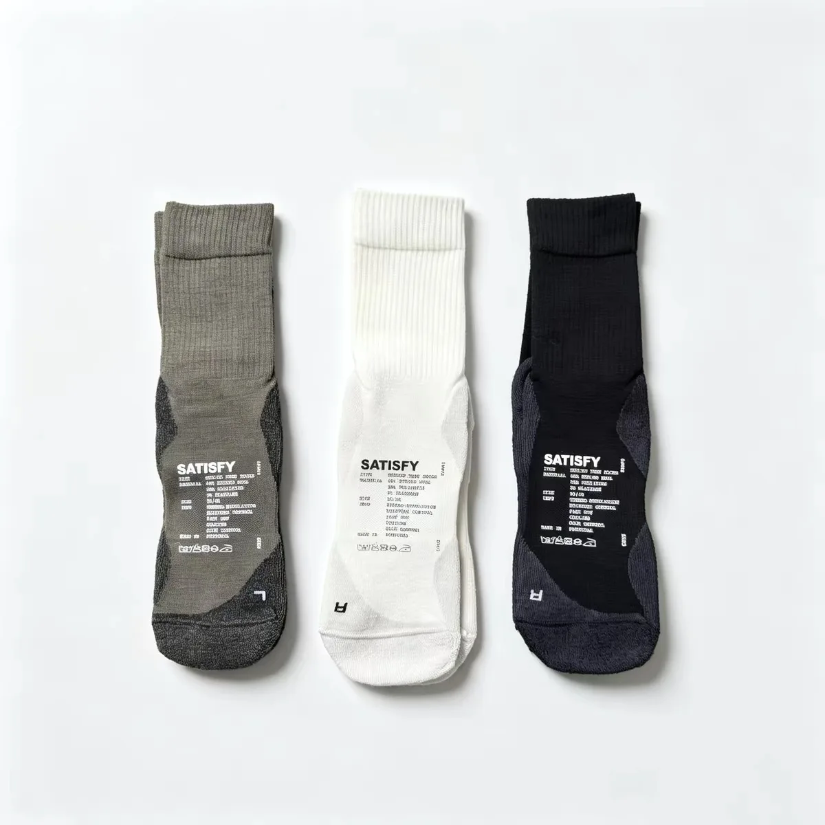 Satisfy Running Sports Elastic Breathable Running Sweating Comfortable Single Wear Medium Tube Sports Socks