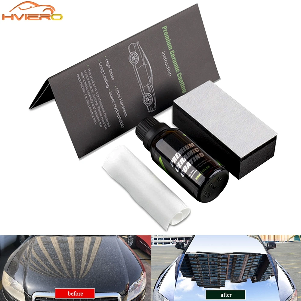 

Liquid Ceramic Coating cleaning 30/50ml Auto Hydrophobic Crystal Plating Anti-Scratch Paint Care polishing Nano Car accessories