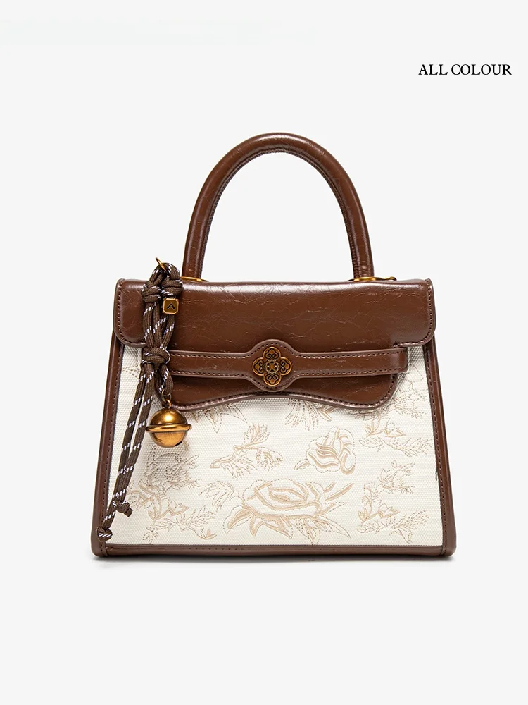 

UR New Chinese Sle Embroidery Bag Women's Faion Commute Handbag Small Crossbody Bag High-End Sensation oulder Bag