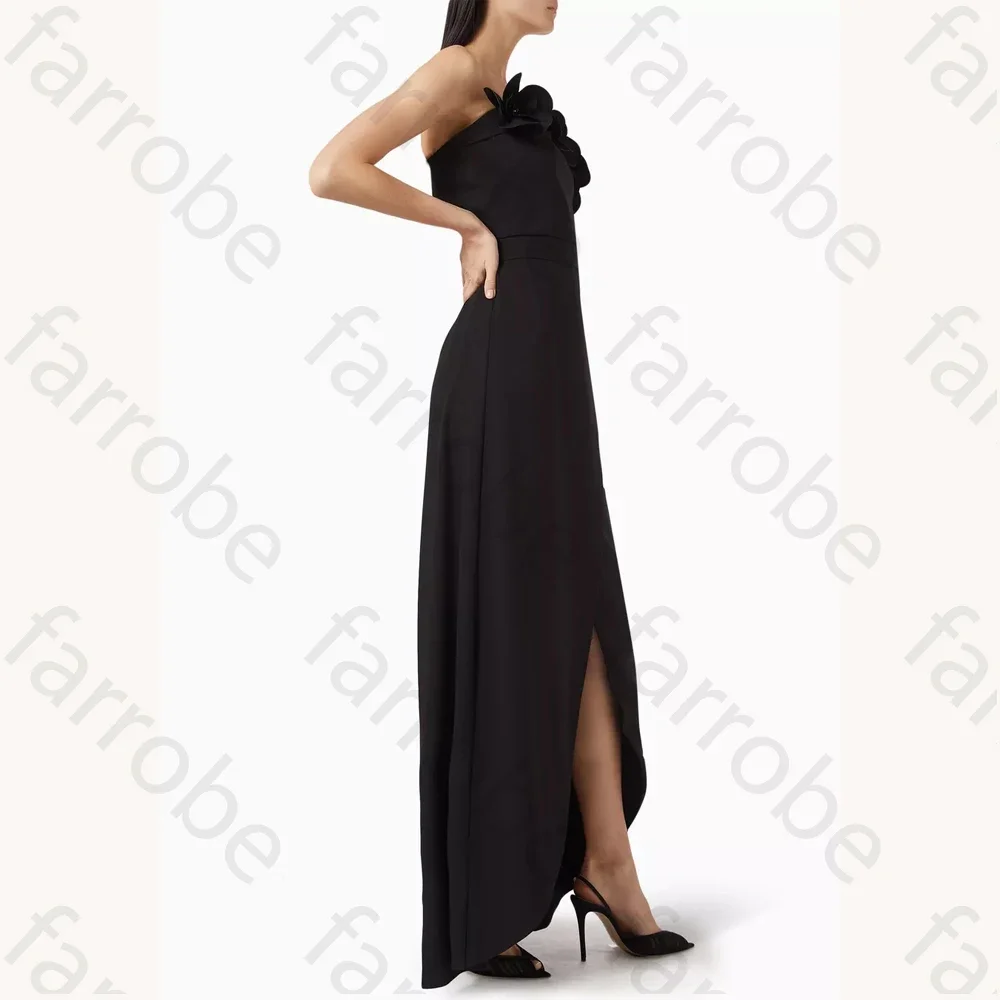 Customized Off-shoulder Asymmetric Dress in Fine A-Line Evening Dresses Formal Prom Gown Exquisite High Quality Party Gowns