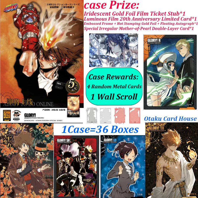Katekyo Cards Hitman Reborn 20th Anniversary Trading Cards Full