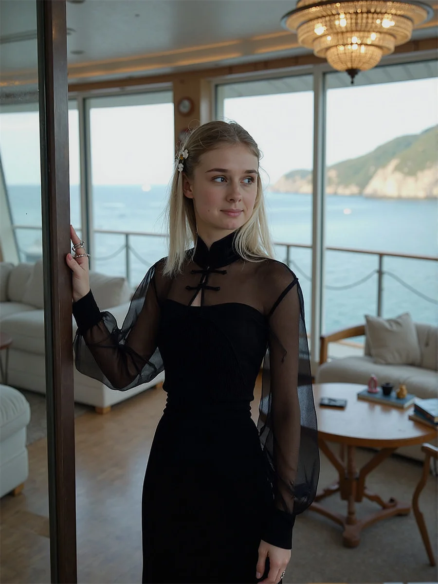 Long Sleeve Women Shirt Ladies Black Plaid Pattern Print Button Front Casual Preppy College Simple Basic Sweet Blouses Tops Plus