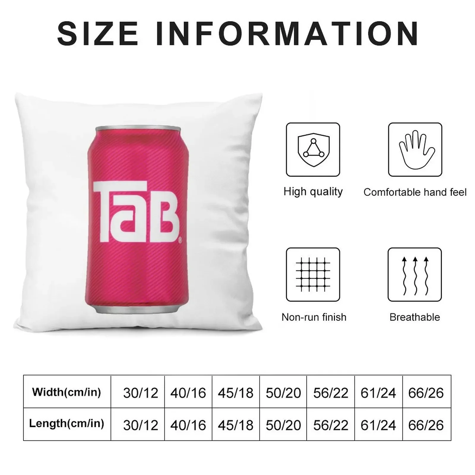 Tab- The Diet Drink of Tomorrow! Throw Pillow Cushions Cushion Cover Set luxury home accessories pillow