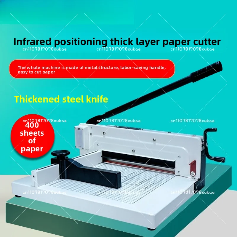 899S Thick Layer Paper Cutting Machine, Heavy-duty Large Paper Cutting Knife, Infrared Positioning Paper Cutter