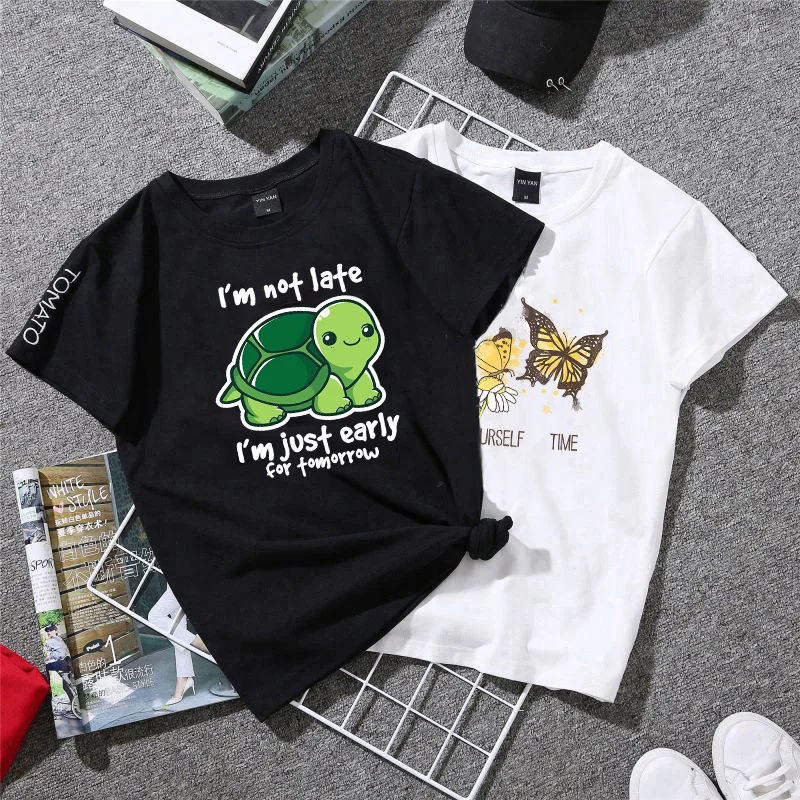 Cartoon Animals Heat Transfer Turtle Butterfly Cat Dog Owl Whale Iron-On Transfers Thermal Stickers On Clothes For Kids T-shirt