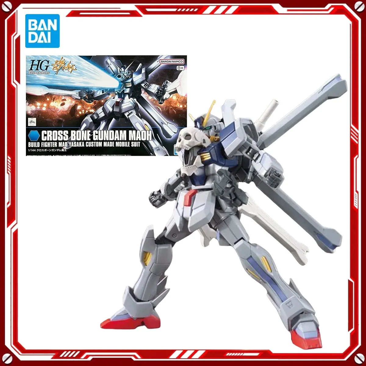 

Bandai натуральная аниме-модель Gundam VER.2.0, игрушки CROSS BONE HG 1/144, сборная фигурка, модель, подарок для детей, рождественский подарок