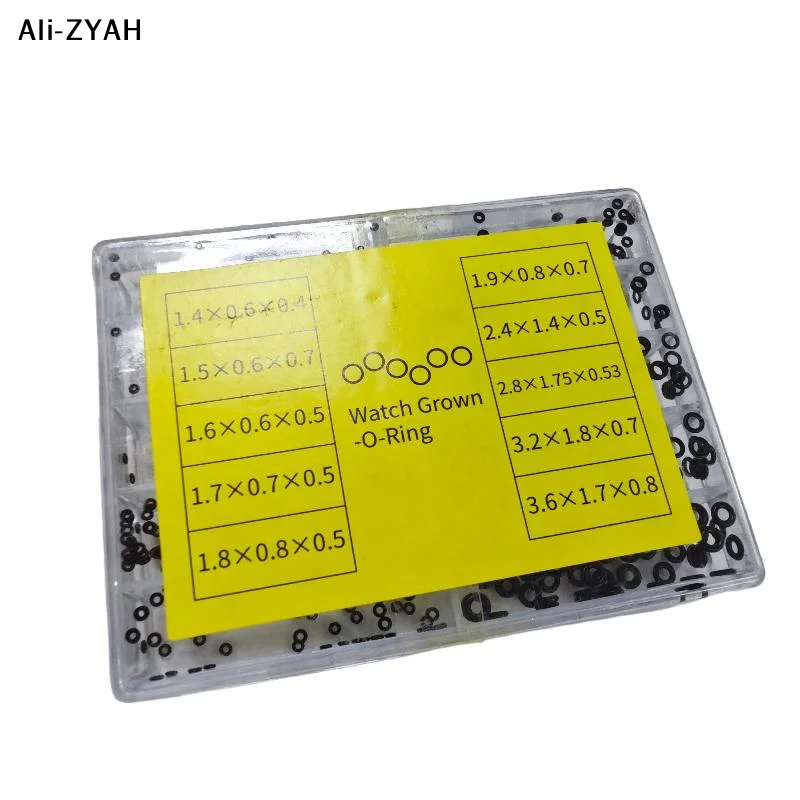 【AH】1 Set Watch Crown Gaskets Watch Repair Tools Mini Rubber Washer O-Ring Watch Crown Waterproof Watches Seals Watchmaker Tool
